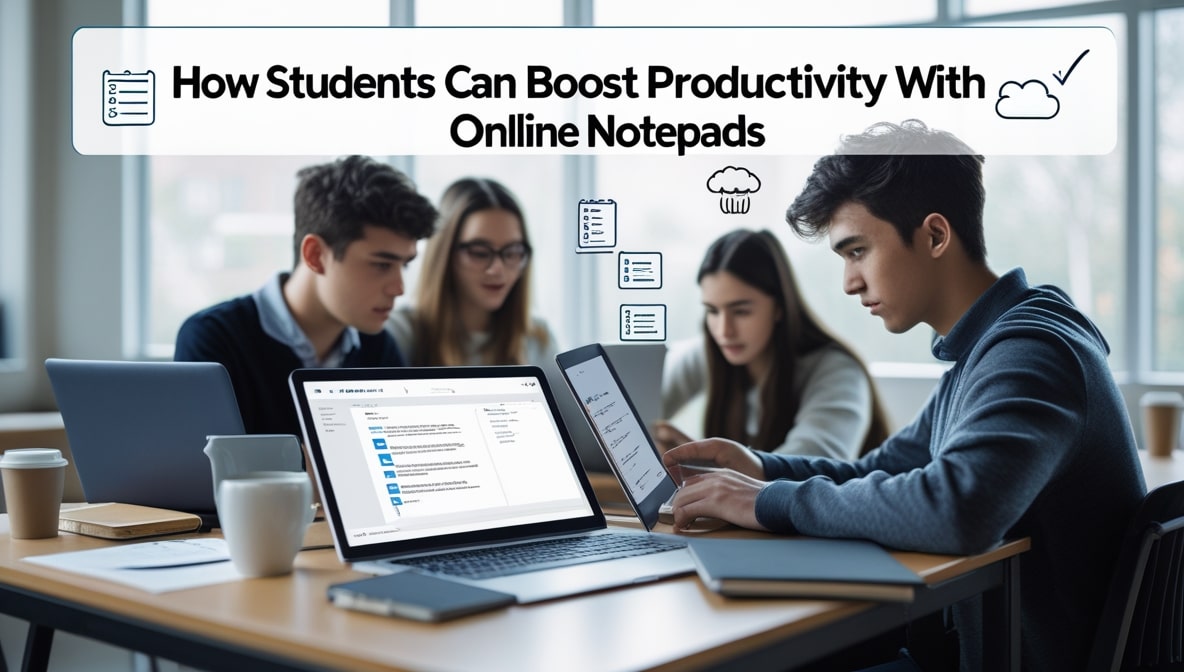 How Students Can Boost Productivity with Online Notepads