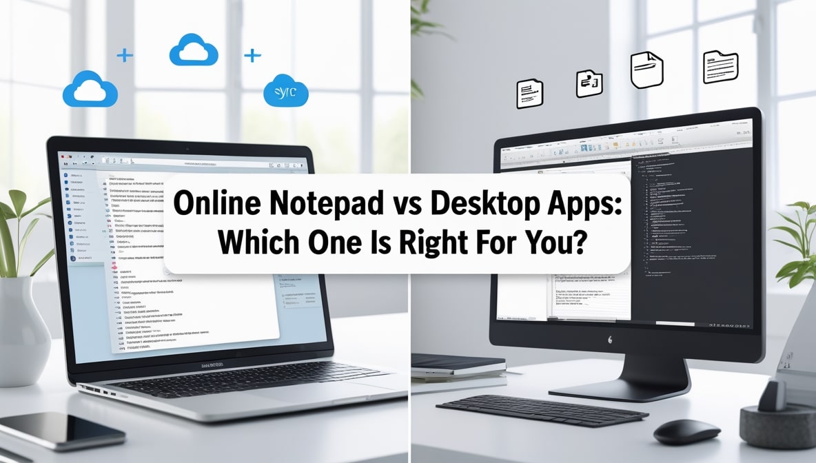 Online Notepad vs Desktop Apps: Which One Is Right for You?