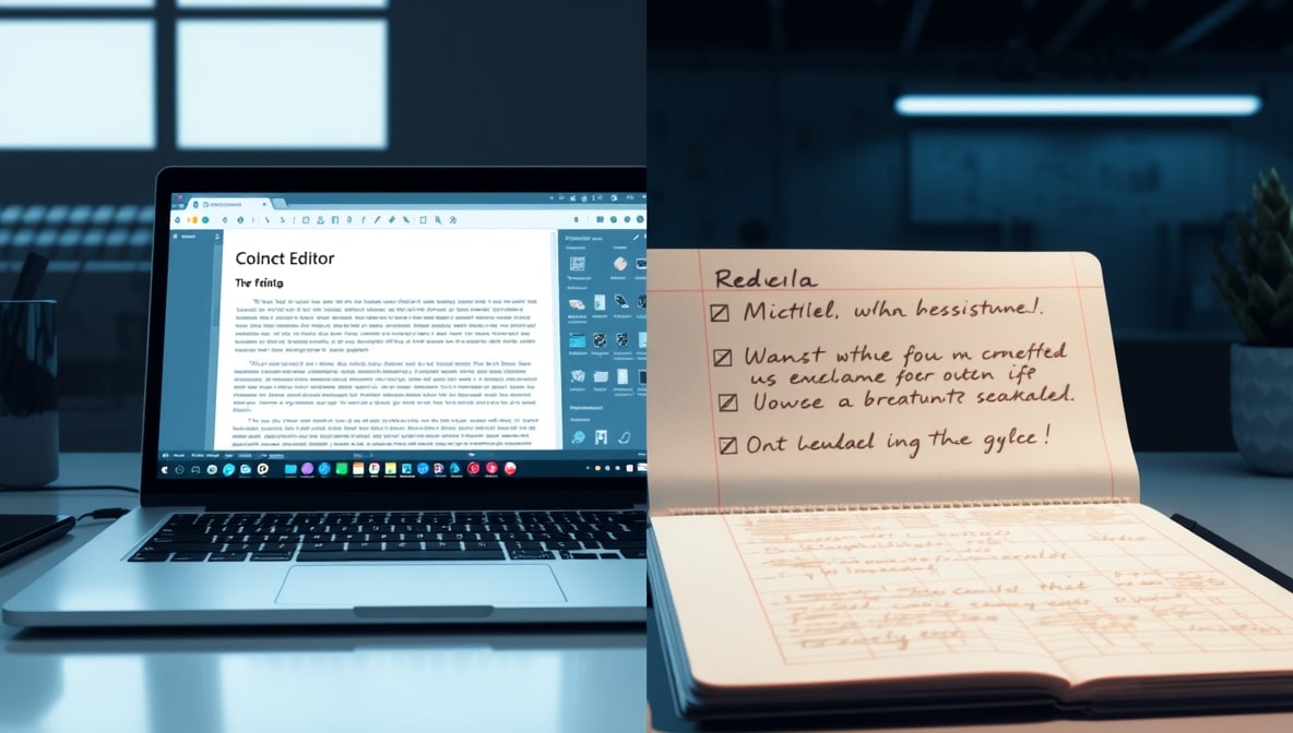 Why an Online Text Editor is Better Than a Paper Notebook