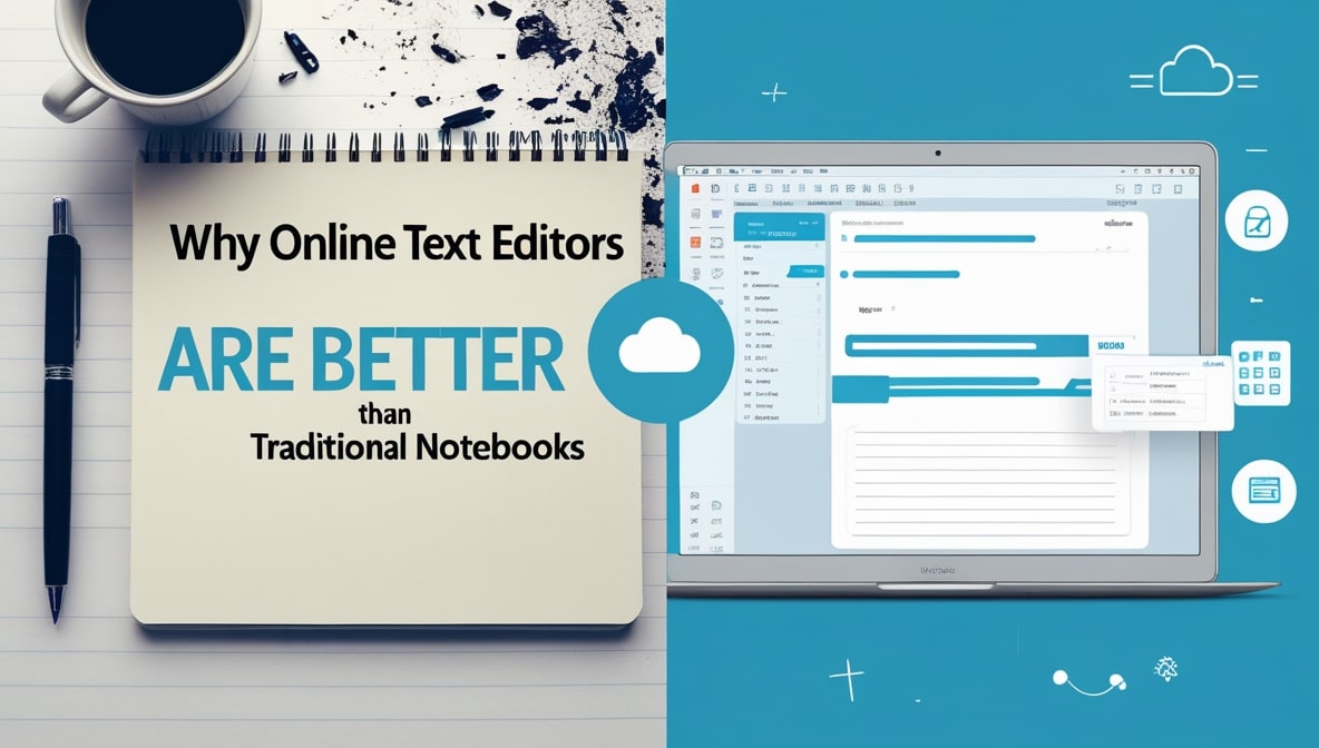 Why Online Text Editors Are Better Than Traditional Notebooks