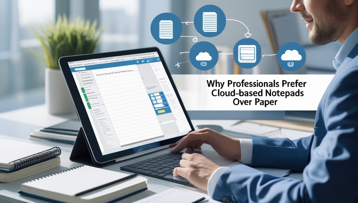 Why Professionals Prefer Cloud-Based Notepads Over Paper